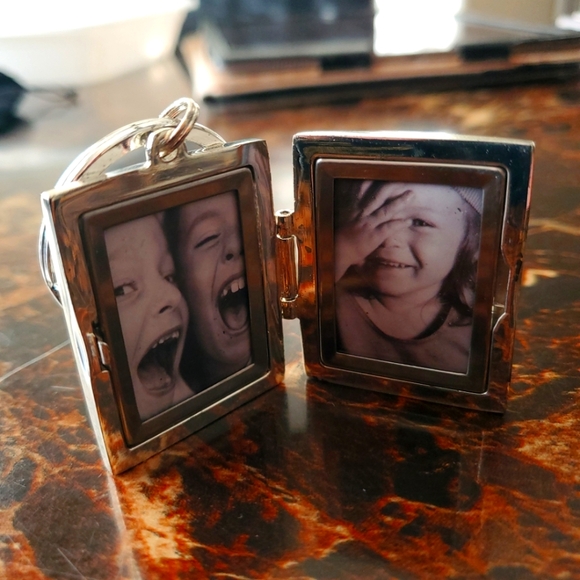 Restoration Hardware Other - Silver Compact Frame Locket Keychain